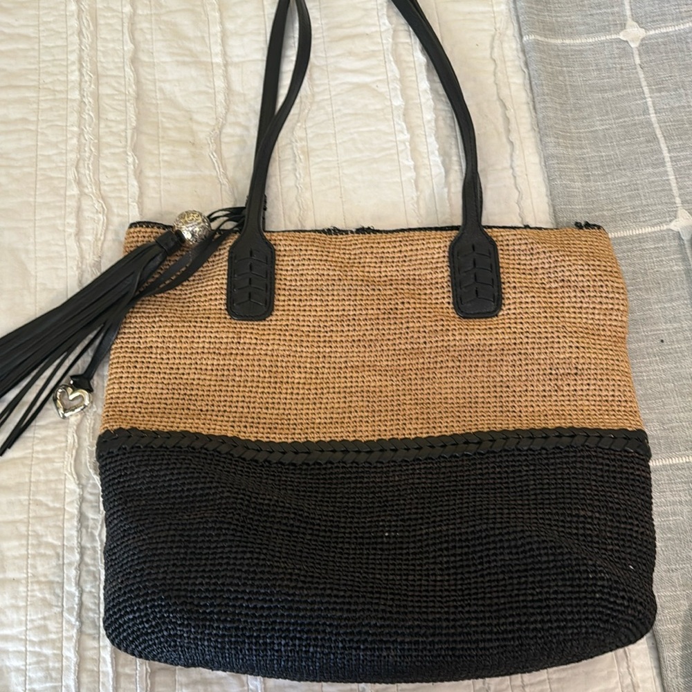 Brighton Parma raffia bag